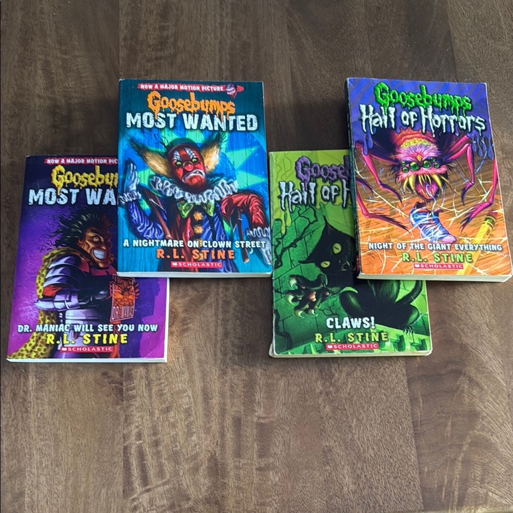 Scholastic Goosebumps Most Wanted and Hall of Horrors Collection